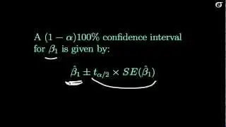 Simple Linear Regression:  Inference on the Slope (The Formulas)  (Old, fast version)