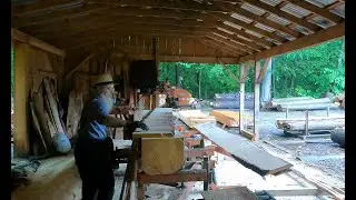 Ervin - Amish sawmilling