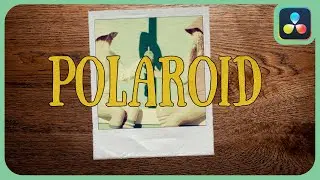 Creative Polaroid Effect | DaVinci Resolve | Studio