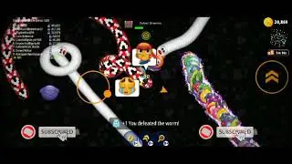 worms zone magic gameplay🥰 মজা আর মজা🥰 #wormszone.oi #gaming #viral_game @sulaiman_Sheikh_0.9