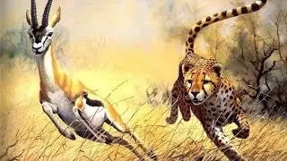 Wild Africa Action The Hunt The Chase Animal Feast
