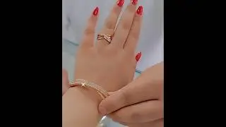 Stylish Bangle and Ring Combo Set | Valentines Perfect Gift for Her #valentinesday #tiktok #shorts