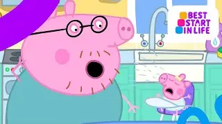 Mummy & Daddy Pig Get Parenting Advice 🫶 Best Start In Life | Muddy Puddle Parenting 🐽