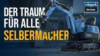 Mehr schaffen, weniger schaufeln &ndash; mit dem Scheppach Mini-Bagger EXC815! 🛠️🌿