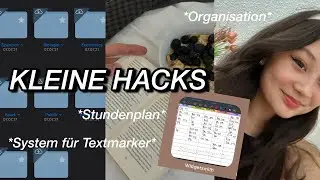 7 LIFE HACKS f&uuml;r BACK TO SCHOOL | Kleine Tipps f&uuml;r bessere Organisation und gute Noten
