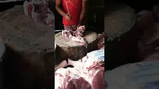 Meat cutting process skills #shorts
