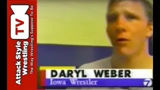 Iowa Wrestling duals Michigan State at Don Bosco Gym Gilbertville, IA 1995/1996 Season