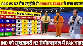 T20 WORLD CUP POINTS TABLE 2026 पाकिस्तान vs न्यूज़ीलैंड मैच रद्द होने से पॉइंट टेबल में मचा बवाल 