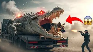 Fearless Heroes Save Loyal German Shepherd from GIANT Crocodile Attack