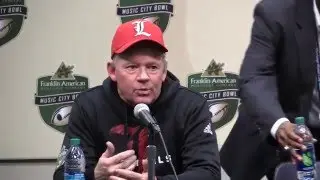 Bobby Petrino & Players Music City Bowl Post-Game 12-30-2015