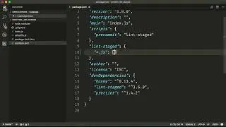 Fix Only Committed Files with Prettier and lint-staged