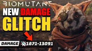 BIOMUTANT - NEW GAME BREAKING DAMAGE GLITCH | Psi Powers and Biogenetcis Damage Glitch ( Ki Spark )