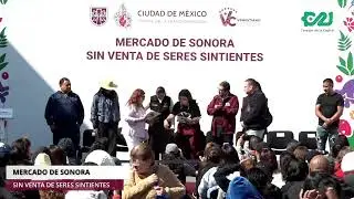 Conferencia de Prensa “Sin Venta De Seres Sintientes” desde el Mercado de Sonora | Capital 21