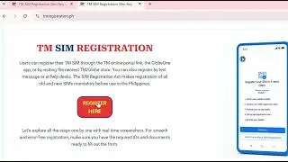 TM SIM Registration 2026 All Steps