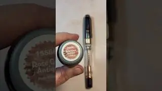 #30inks30days30minutes - Day 23, Robert Oster Rose Gold Antiqua, TWSBI Smoke Rose Gold RG II EF