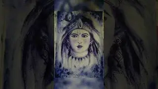 Krishna ji drawing✨Full Face।#shorts