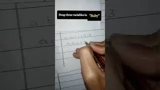 Swap three variables in 