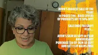 Avon's Biggest Sale of the Year!  Avon Skin So Soft 60 Year Anniversary Sale!