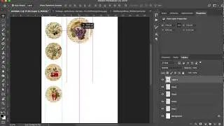 Photoshop :Create Layered Disc Embellishments