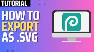 How To Export as SVG in Photopea (Step By Step)