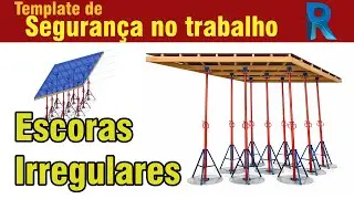 Escoras para Ambientes Irregulares no Revit | Segurança do Trabalho na Prática