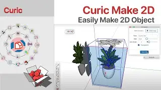 Curic Make2D is now available! Make 2D Objects for SketchUp