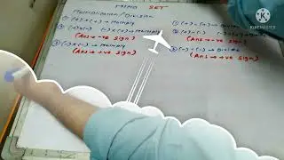 Multiplication and Division of positive and negative numbers...