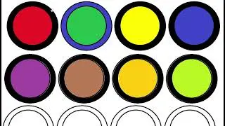 Lets colouring kids | Coloring in the Circle for Kids Learning Coloring with FUn