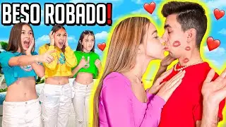 Las CHICAS de mi CASA me ROBAN un BESO…*Natalia se enfada!*