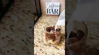 Cinnamon Bun Iced Latte ☕️🧊 (No Watery Coffee!) #shorts
