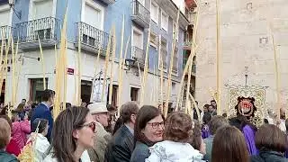 Telenegro - Domingo de Ramos, Procesión de las palmas 13 de Abril 2025 aspe (Alicante)