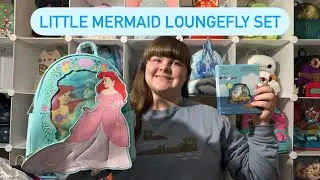 Disney Little Mermaid Lenticular Loungefly And Pin Haul