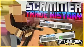 Trade history of a Krunker scammer (seltix)