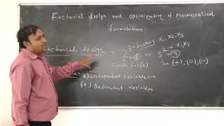 Factorial design and optimization of pharmaceutical formulations.(part-1)