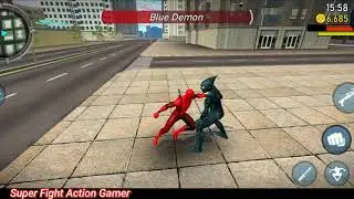 spider man vs Blue demon 👹😈 || spider man vs the monster || The blue demon vs Spider man