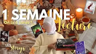 WEEKLY VLOG - DEFI 6 LIVRES EN 6 JOURS (vlog lecture, revue, maison, automne...)