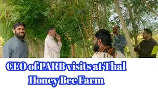 CEO of Punjab Agriculture Research Board Visits at my Honey Bee Farm