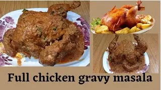 FULL CHICKEN  Gravy masala 😋... // FARA'S OFFICIAL//