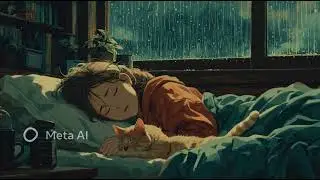 Hazy night -  Anime lofi for Deep Relaxation | Sleep Music |