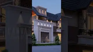 Neo Classic villa by 3D Canvas Design Studio. #3dexterior #3dvisualization #house #elevation