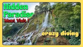 &ldquo;Diving the Tallest Waterfall in Iran &ndash; Head Cracked?! 🌊&rdquo;