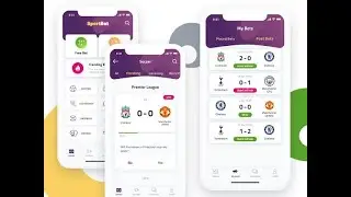 Sports Bet  App  UI Flutter