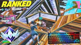 Fortnite ASMR 😴 Unreal Ranked Reload 🏆 Keyboard & Mouse + Handcam | Simple Edit | 540 FPS 4K