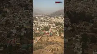 CM Omar Abdullah Captures Stunning Aerial View Of Poonch City #poonchcity #aerialview #dronevideo