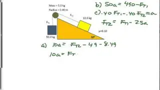 Chapter 8 Pulley System with Moment of Inertia Part 2