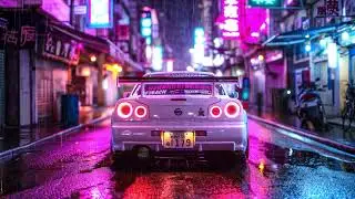 Nissan GTR R34 Japanese Neon Street Live Wallpaper 4K Ultra HD 60fps