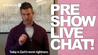 The Bachelor Pre Show Live Chat! A Livestream Bachelor Nation Hang!