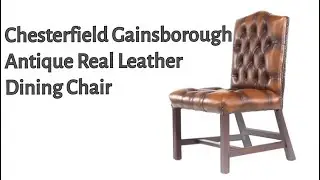 Chesterfield Gainsborough Antique Real Leather Dining Chair