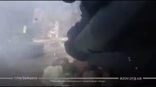 The Azov Regiment continues to destroy the equipment of the occupiers in Mariupol.