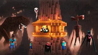 SONO SOPRAVVISSUTO a QUESTA CAVERNA INFESTATA HORROR su MINECRAFT!!